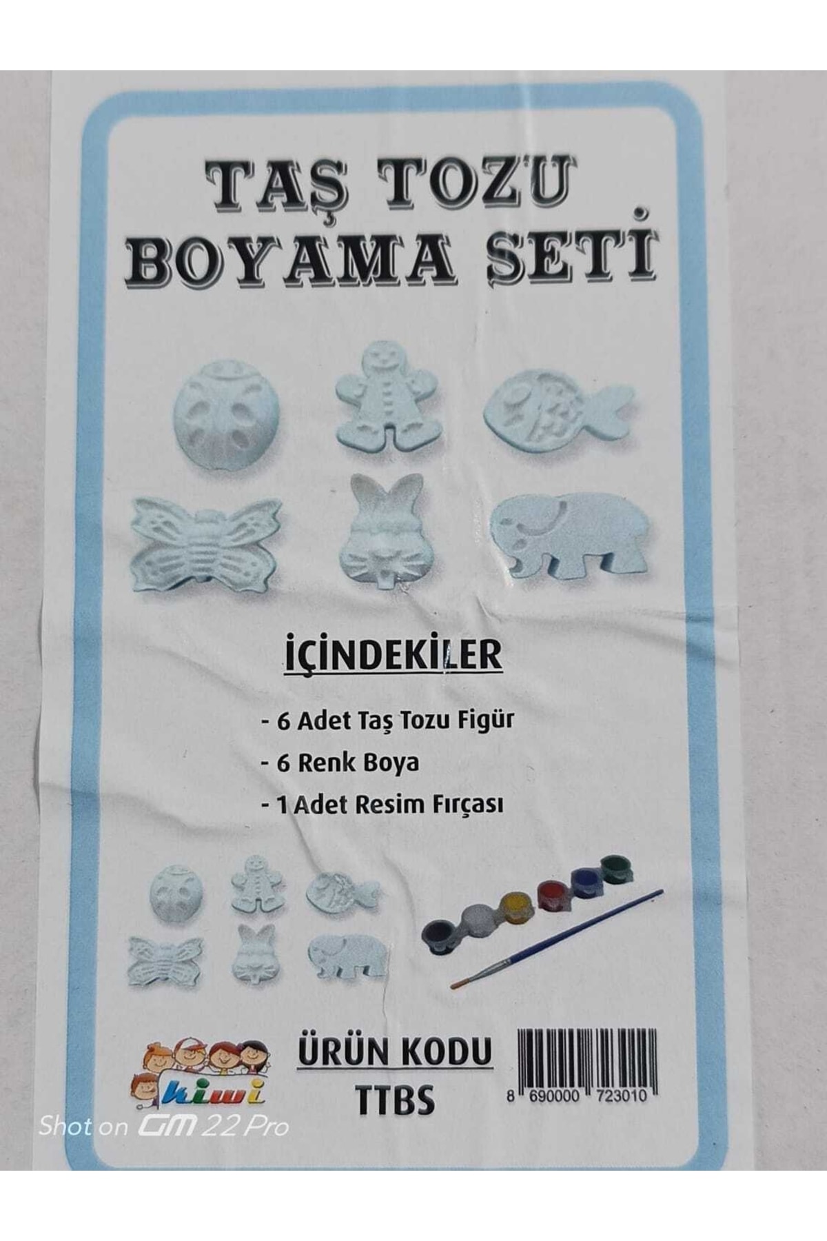Taş Boyama Taş Tozu Boyama Seti Hayvan Figürlü