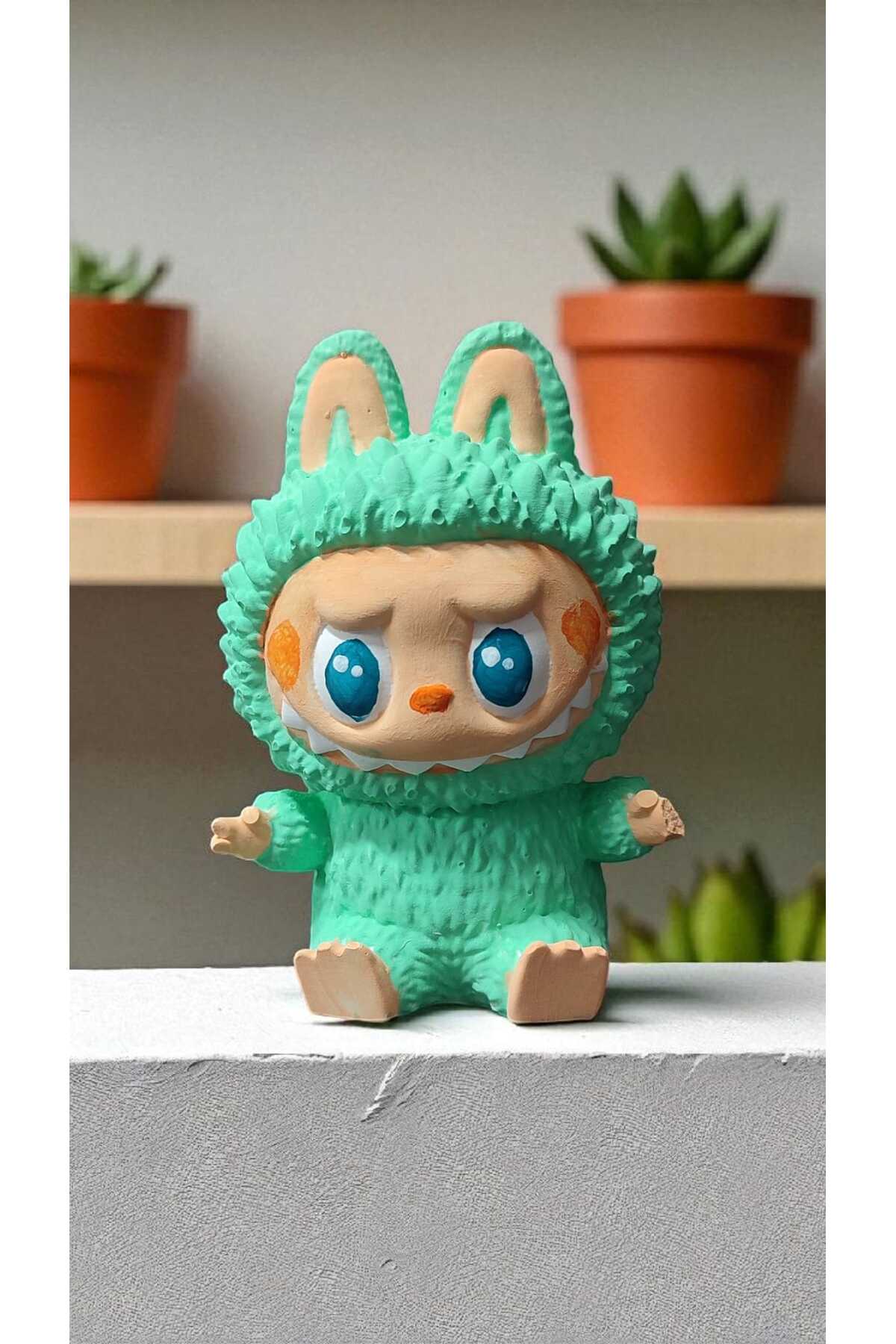 Labubu XXL Taş Boyama Figür Çocuk Gelişimi Anne Çocuk Etkinlik Taş boyama seti